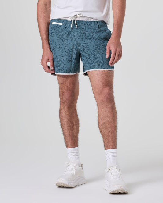 Banks Short 5" Deep Sea Lily Active Shorts - Vuori