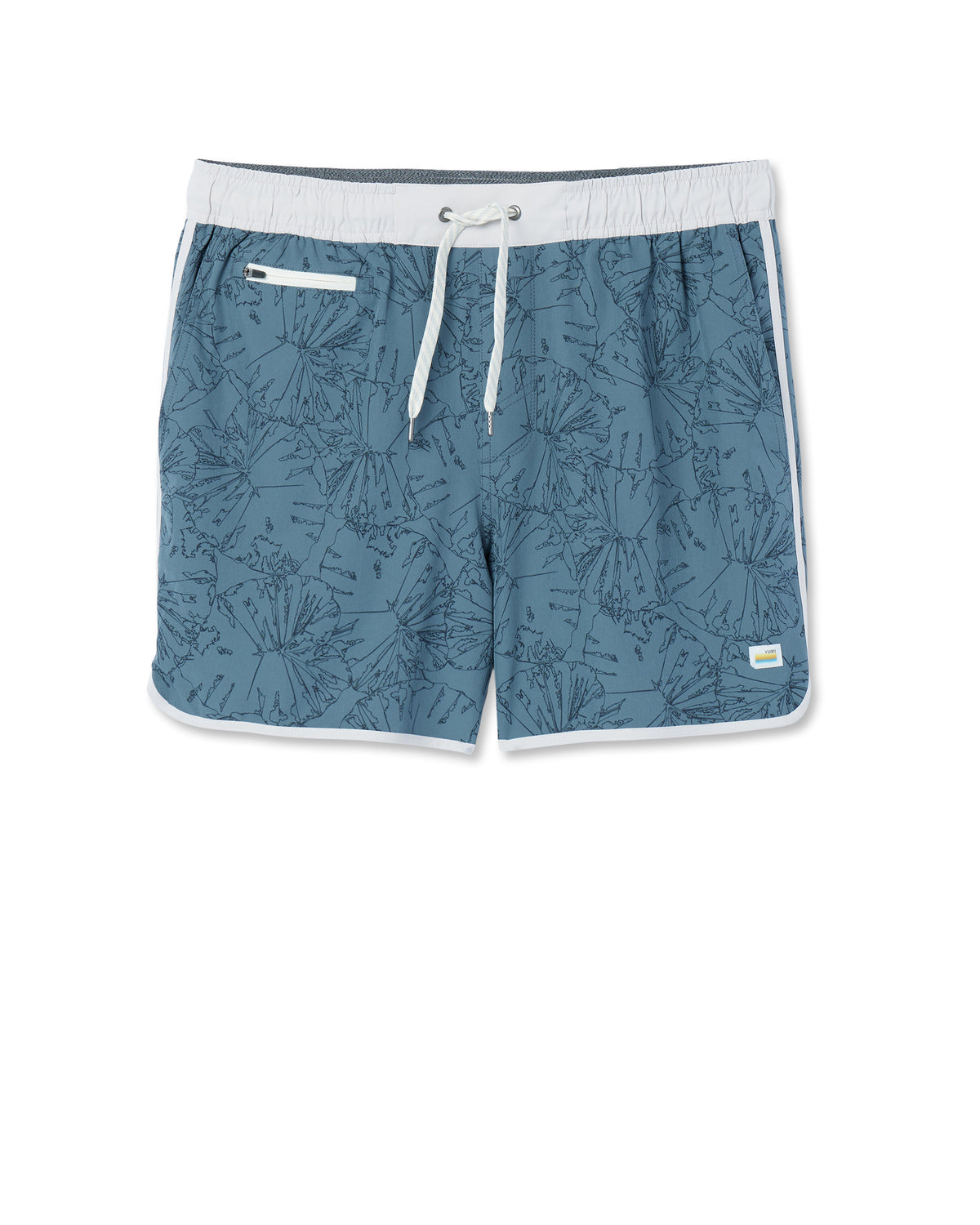 Banks Short 5" Deep Sea Lily Active Shorts - Vuori