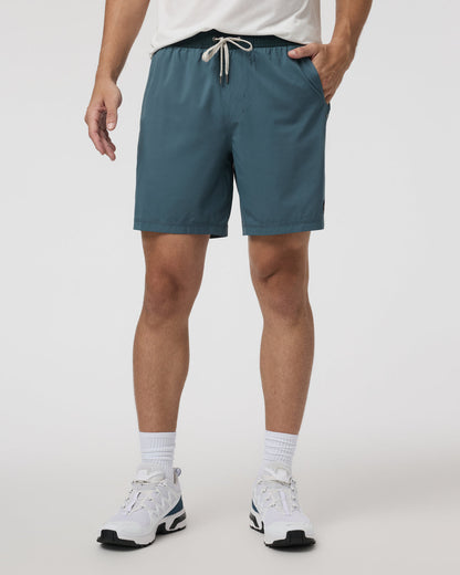 Kore Short Unlined 7" Light Deep Sea Athletic Shorts - Vuori