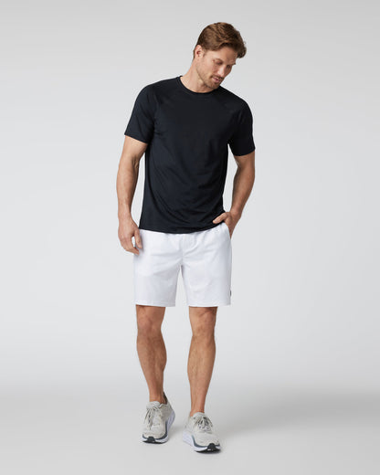 Kore Short Lined 7" Men's White Athletic Shorts - Vuori