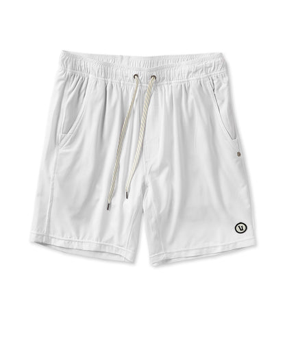Kore Short Lined 7" Men's White Athletic Shorts - Vuori