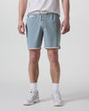 Dusty Blue Slub Stripe