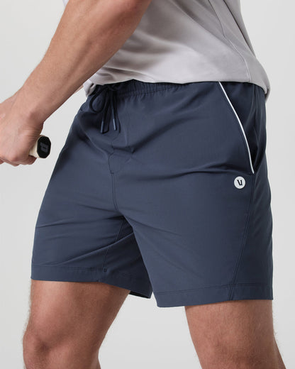 Crosscourt Short Men's Navy Tennis Shorts - Vuori