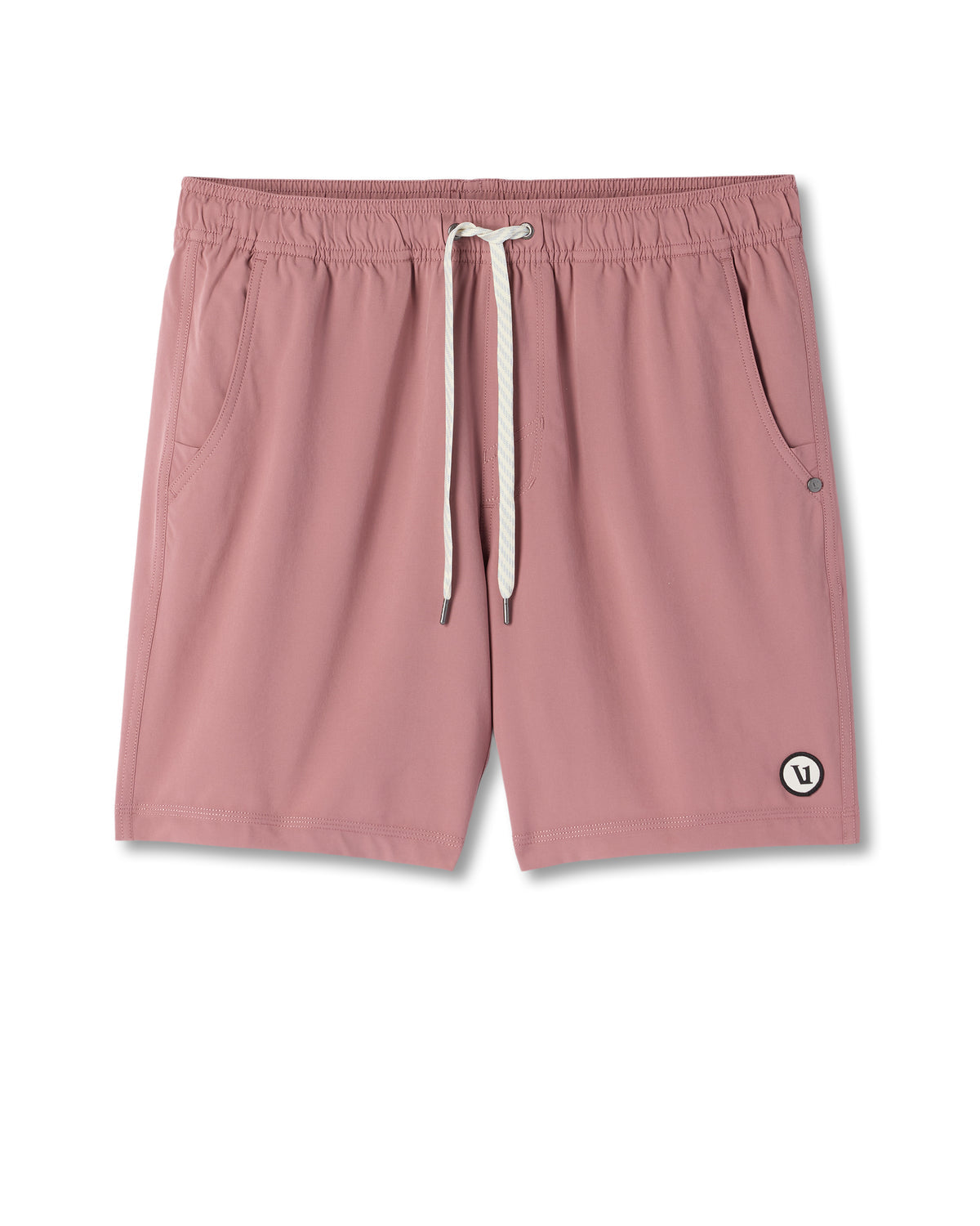 Kore Short Lined 7" Men's Summer Red Athletic Shorts - Vuori