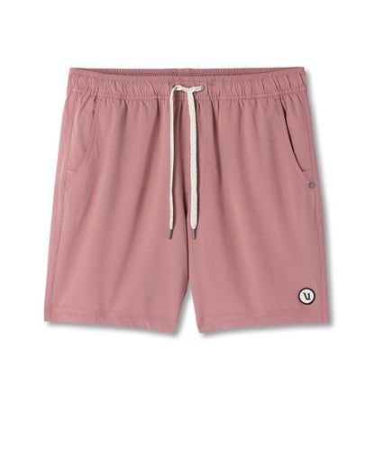 Kore Short Lined 7" Men's Summer Red Athletic Shorts - Vuori