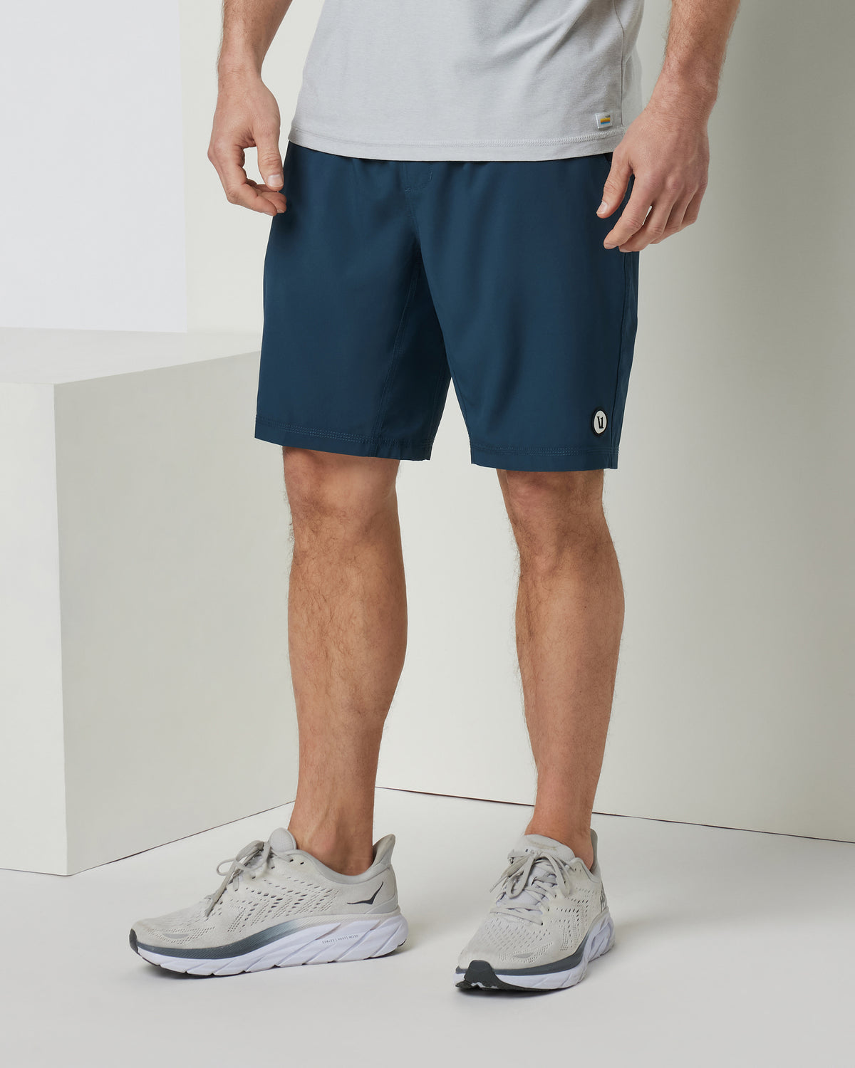 Kore Short Lined 9" Men's Indigo 9" Inseam Athletic Shorts - Vuori