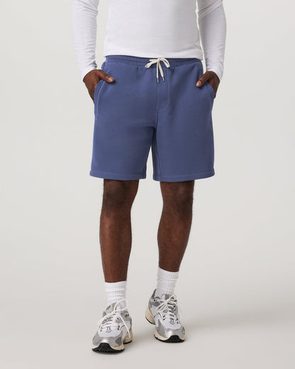 Seaside Short 8" Men's French Blue Lounge Shorts - Vuori