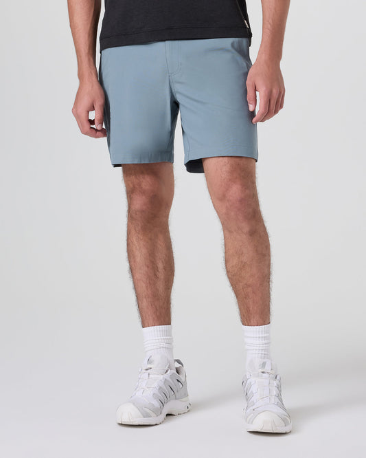 Meta Short Classic Fit 6" Dusty Blue Chino Shorts - Vuori