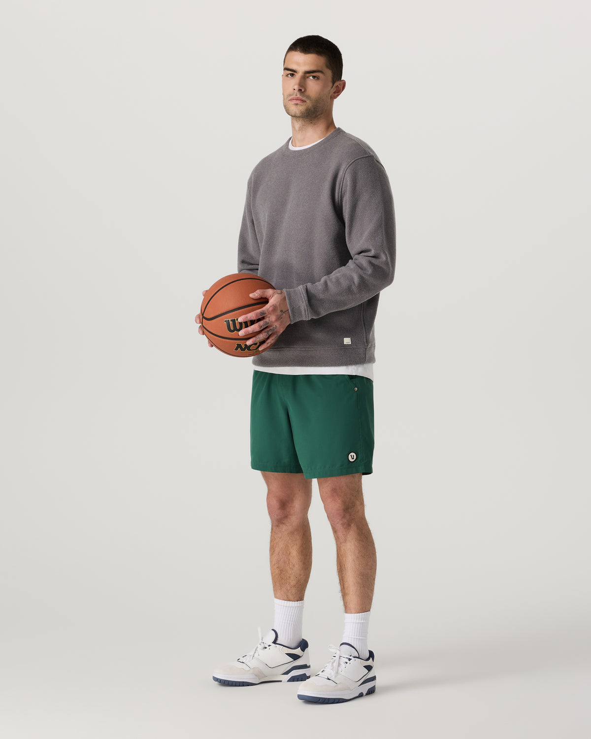 Kore Short Lined 7" Men's Viridian Athletic Fit Shorts - Vuori
