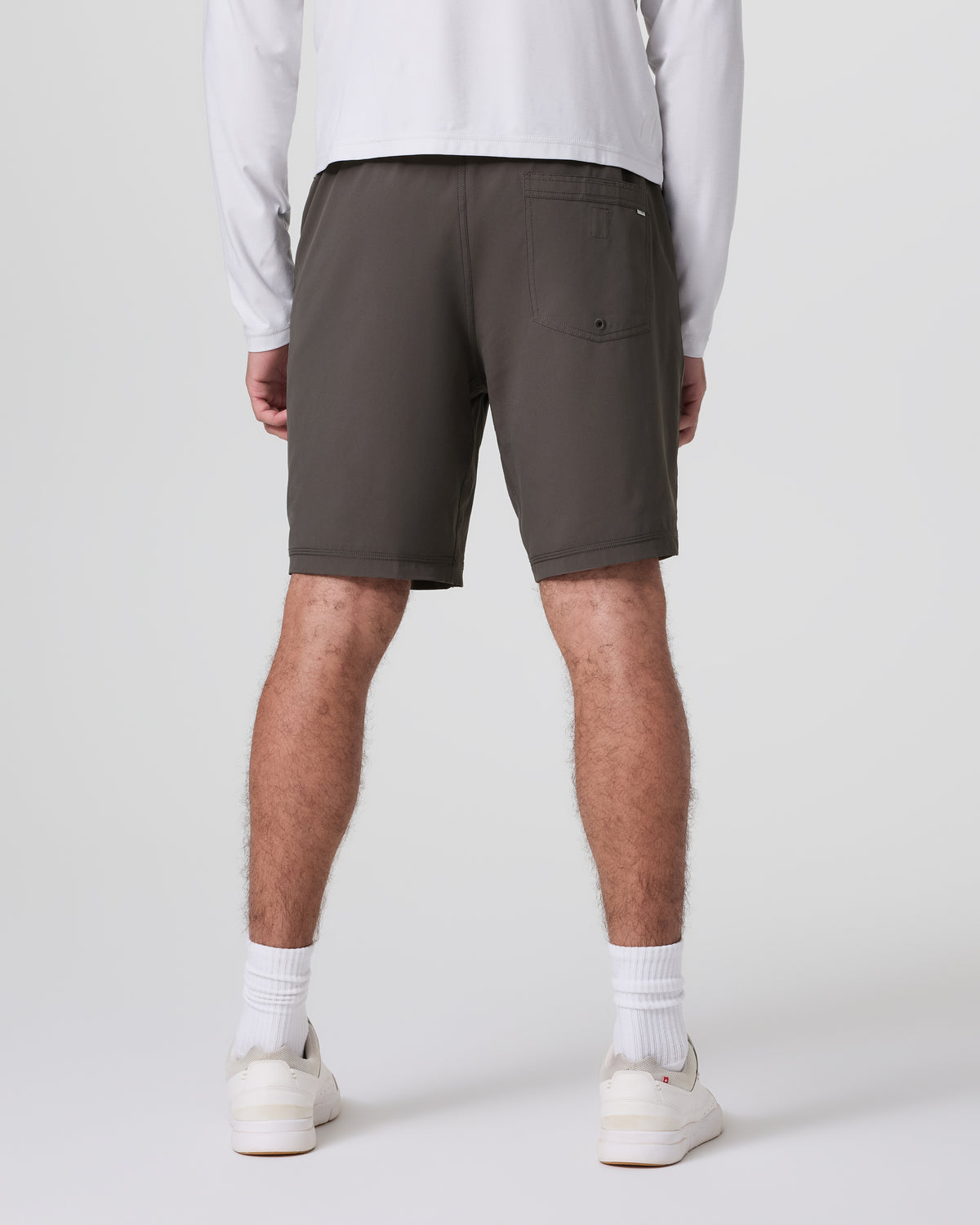 Kore Short Lined 9" Warm Grey Athletic Shorts - Vuori
