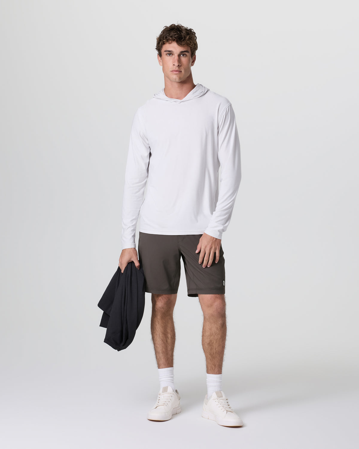 Kore Short Lined 9" Warm Grey Athletic Shorts - Vuori