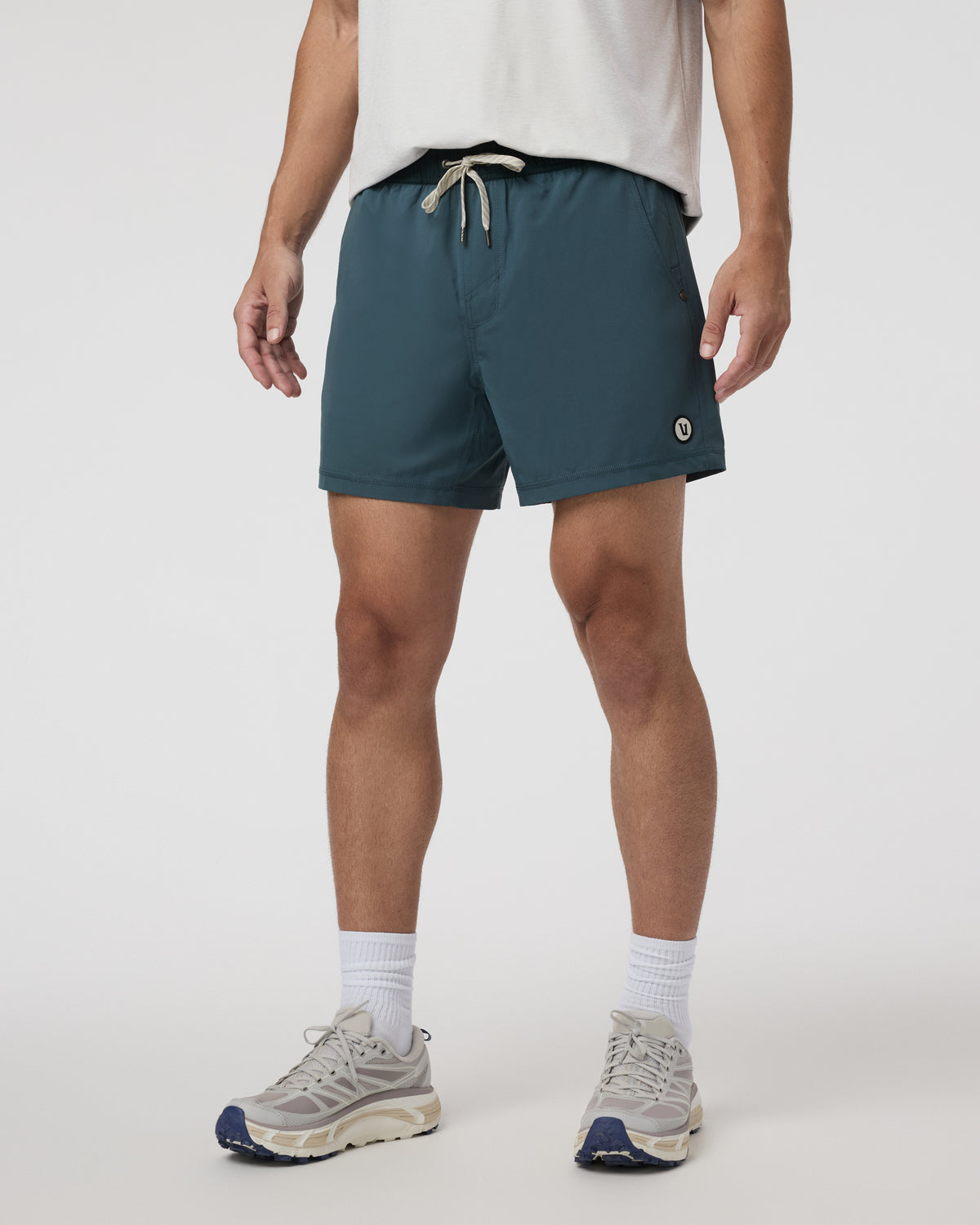 Kore Short Lined 5" Light Deep Sea Athletic Shorts - Vuori