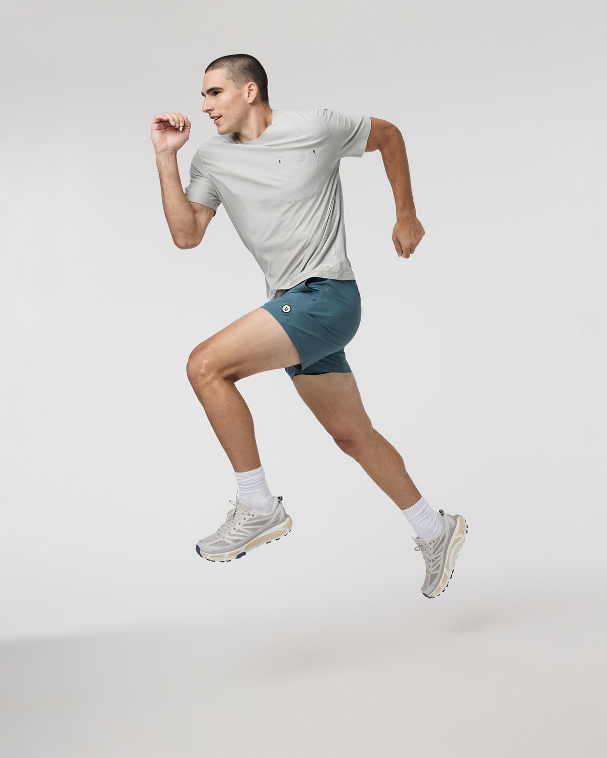 Kore Short Lined 5" Light Deep Sea Athletic Shorts - Vuori