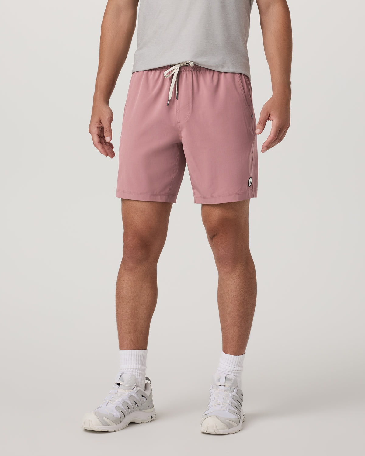 Kore Short Unlined 7" Men's Summer Red Athletic Fit Shorts - Vuori