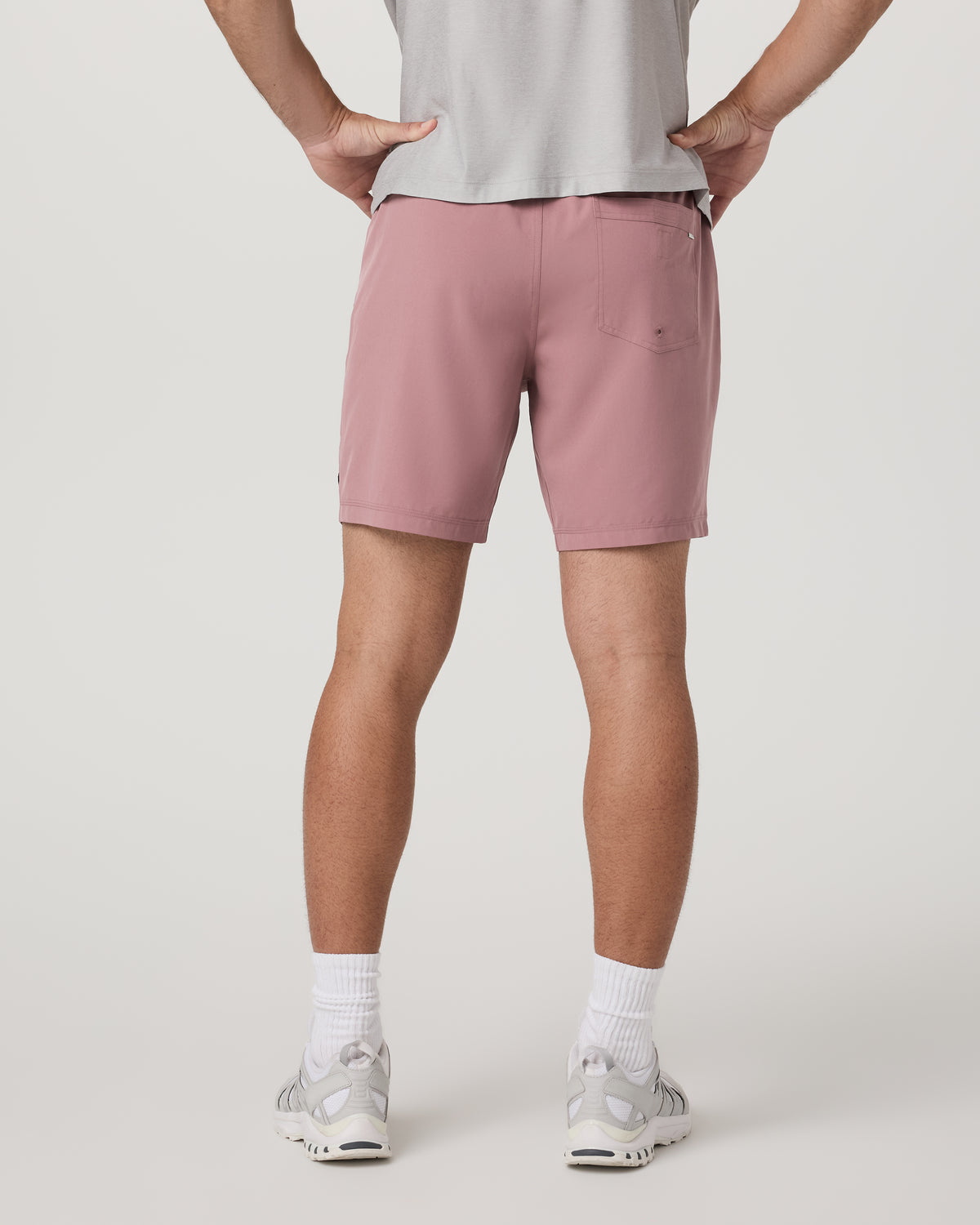 Kore Short Unlined 7" Men's Summer Red Athletic Fit Shorts - Vuori