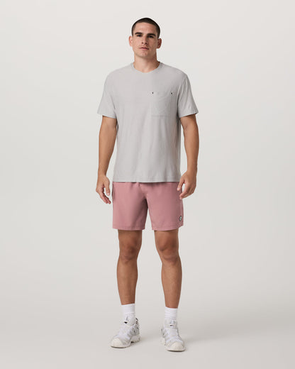 Kore Short Unlined 7" Men's Summer Red Athletic Fit Shorts - Vuori