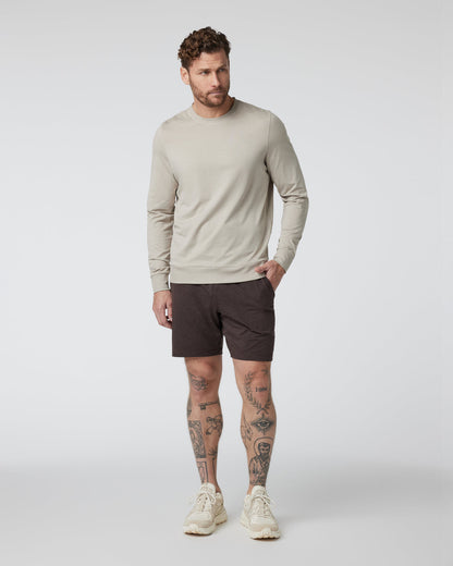 Ponto Short Men's Java Heather Shorts - Vuori