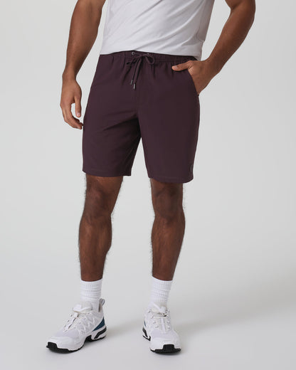 Kore Short Lined 9" Raisin Tonal Athletic Shorts - Vuori