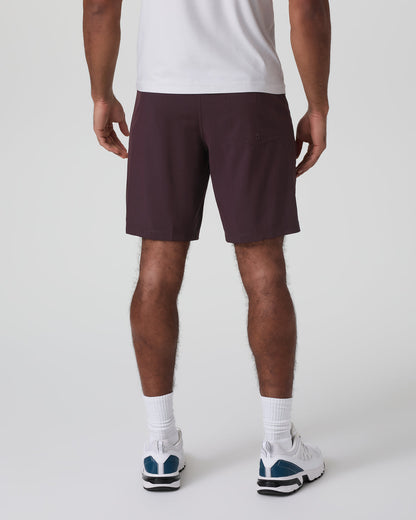 Kore Short Lined 9" Raisin Tonal Athletic Shorts - Vuori