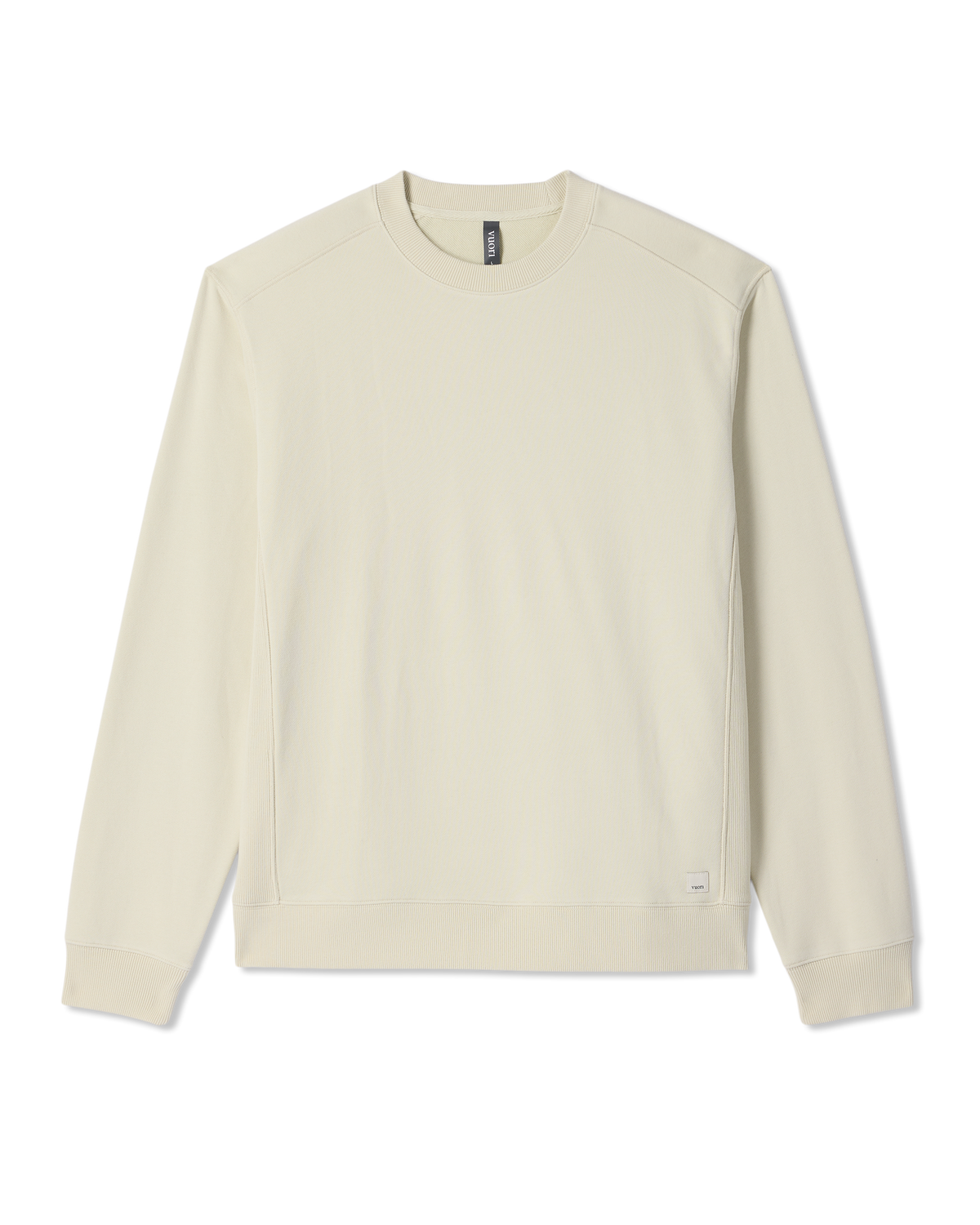 Cypress Vintage Crew Men's Sandalwood Fleece Pullover - Vuori