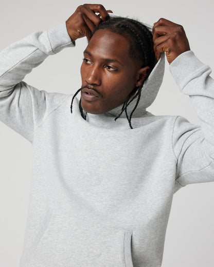 Seaside Pullover Hoodie Light Heather Grey - Vuori
