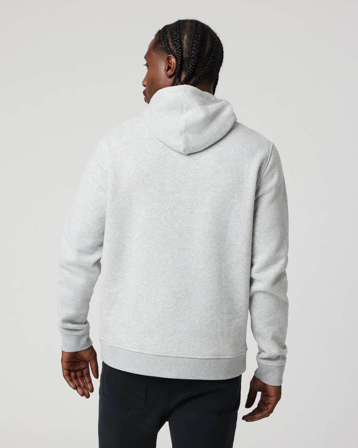 Seaside Pullover Hoodie Light Heather Grey - Vuori