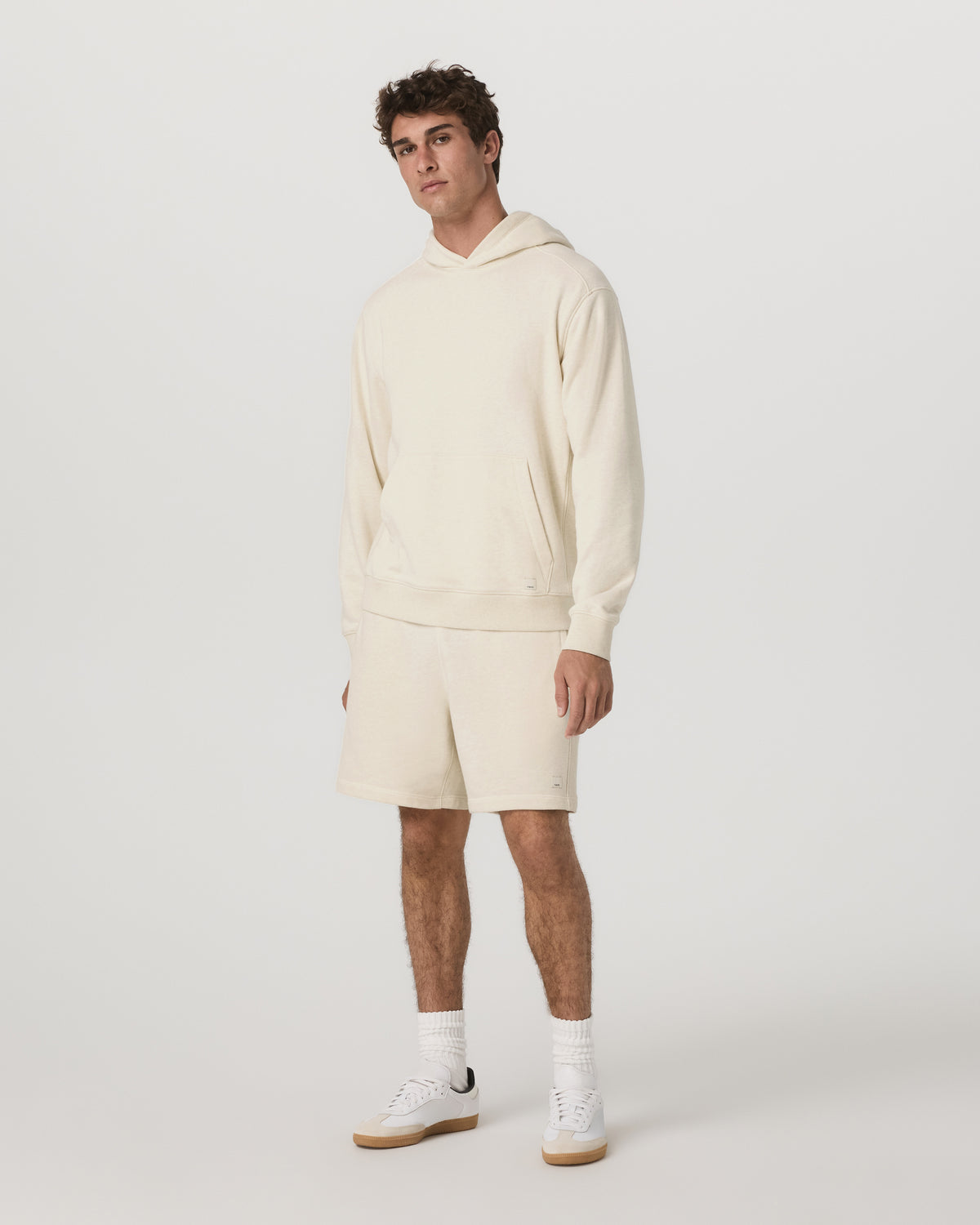 Cypress Vintage Hoodie Men's Buttermilk Heather Hoodie - Vuori