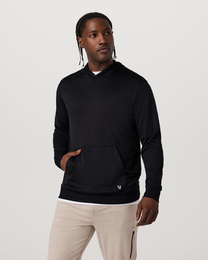 Sunday Hoodie 2.0 Men's Black Athletic Fit Hoodie - Vuori