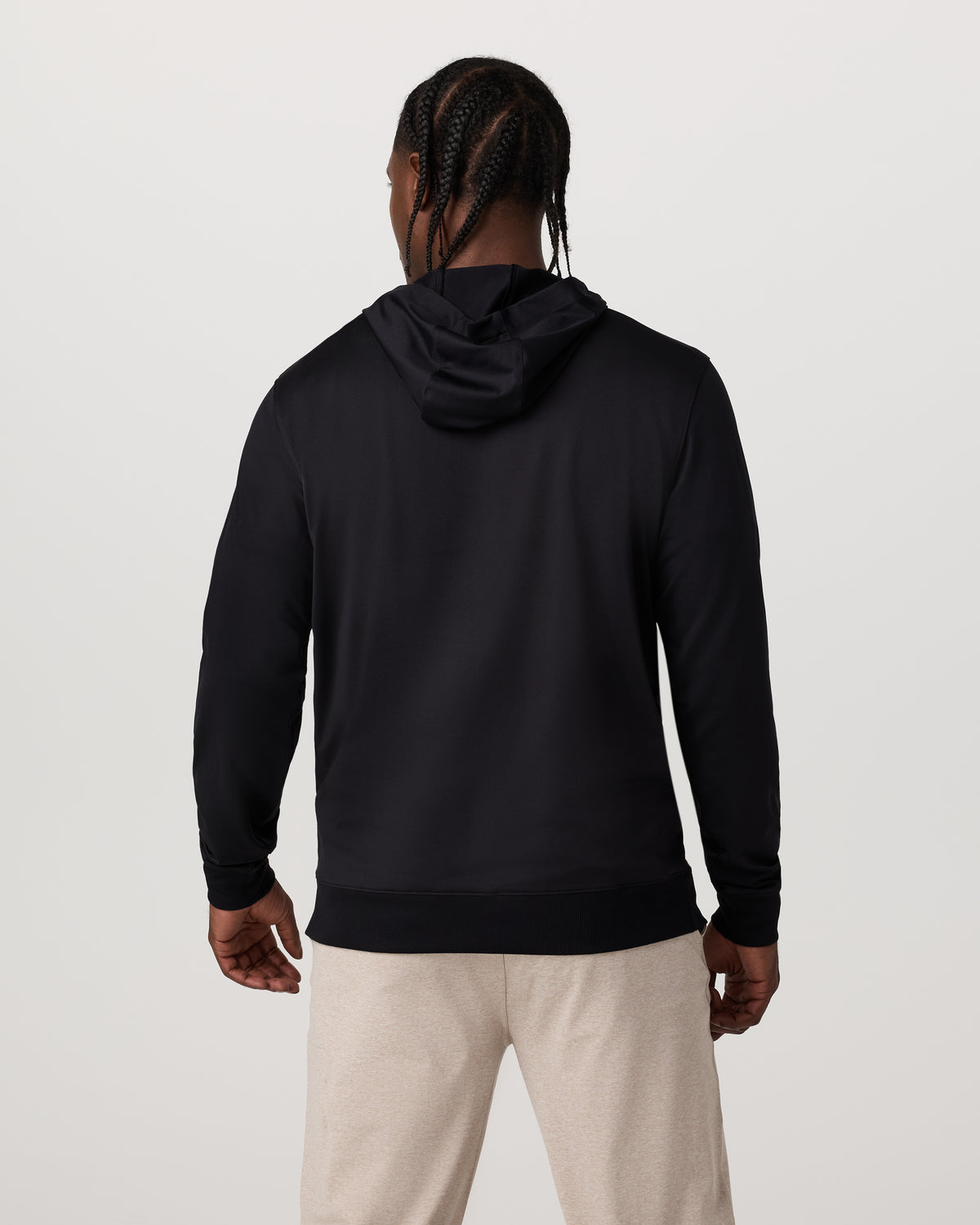 Sunday Hoodie 2.0 Men's Black Athletic Fit Hoodie - Vuori