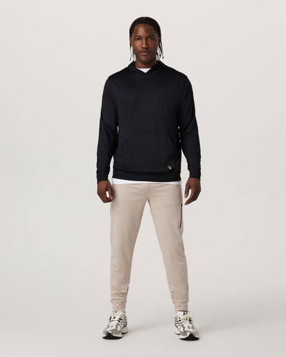 Sunday Hoodie 2.0 Men's Black Athletic Fit Hoodie - Vuori