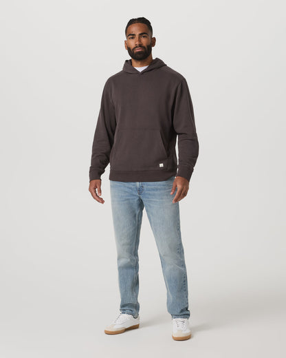 Cypress Vintage Hoodie Men's Soot Pullover Hoodie - Vuori
