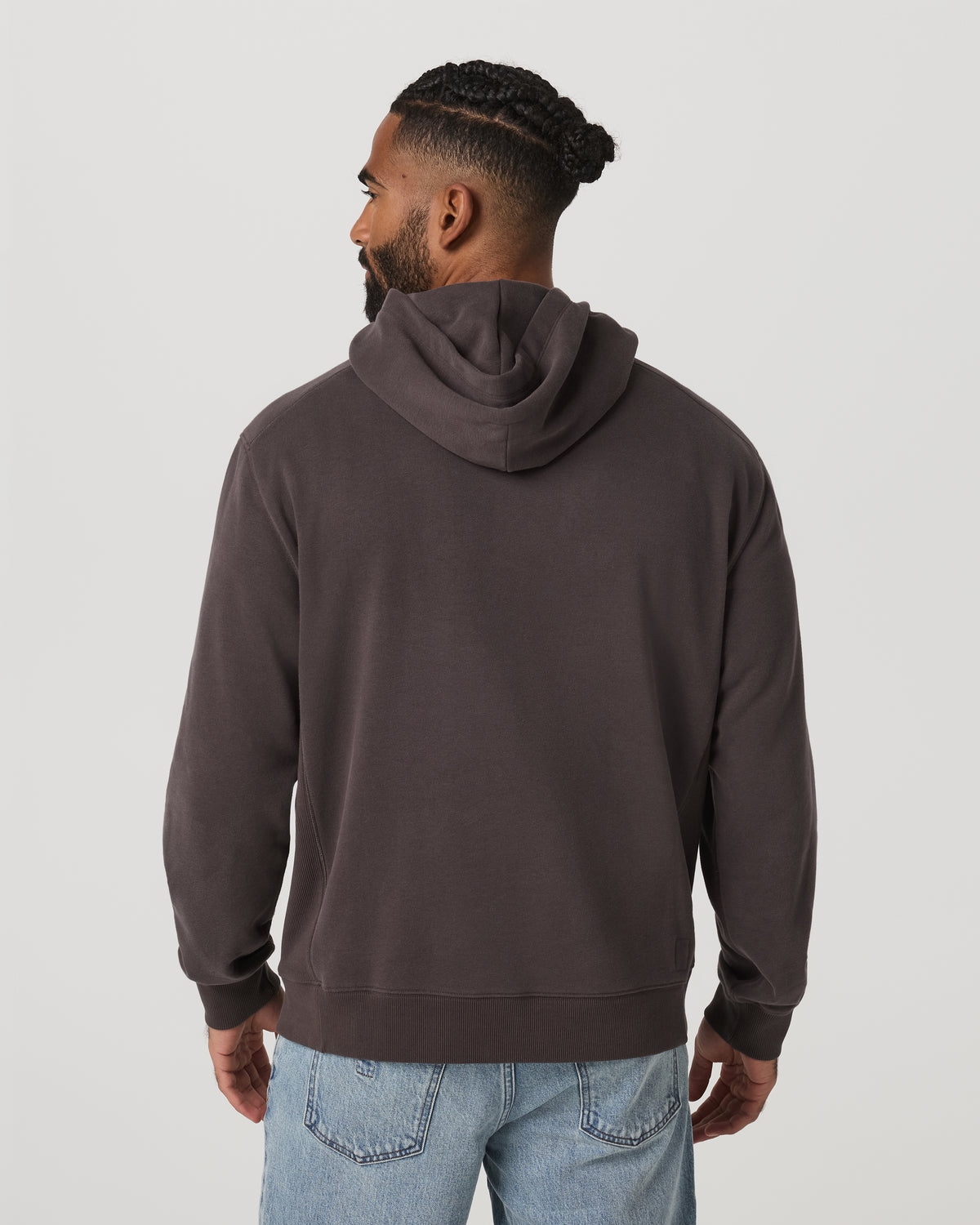 Cypress Vintage Hoodie Men's Soot Pullover Hoodie - Vuori