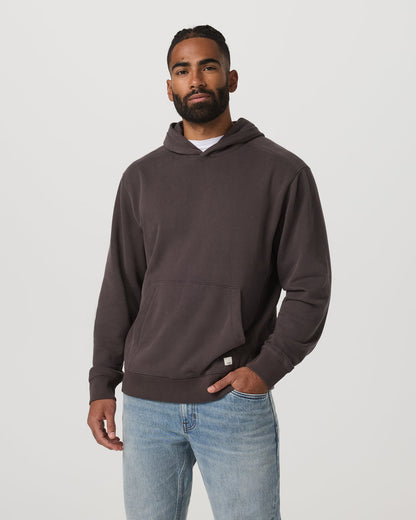 Cypress Vintage Hoodie Men's Soot Pullover Hoodie - Vuori