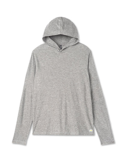 Strato Tech Hoodie Men's Heather Grey Workout Hoodie - Vuori