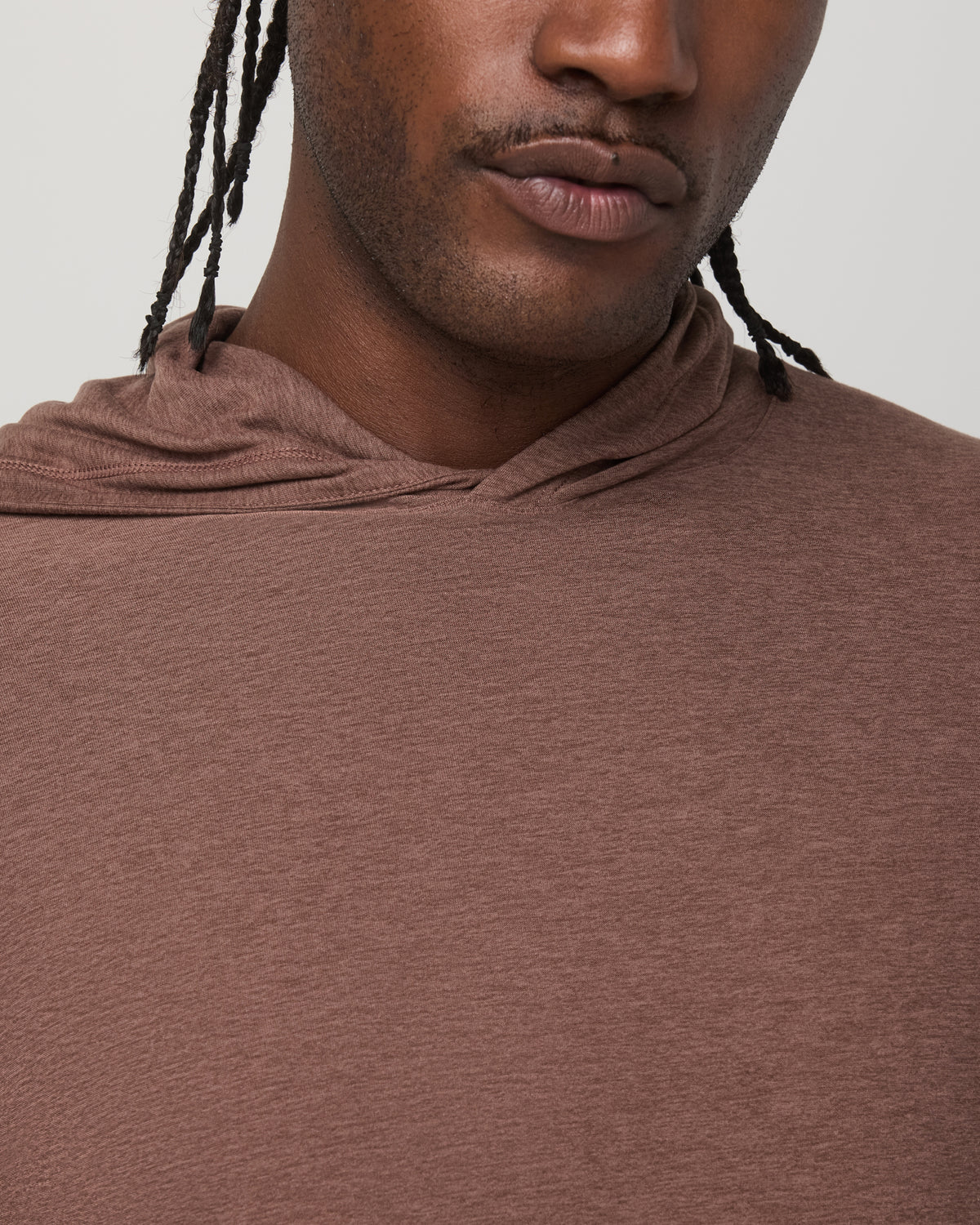 Strato Tech Hoodie Men's Sable Heather Hoodie - Vuori