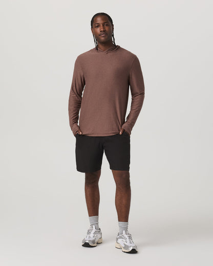 Strato Tech Hoodie Men's Sable Heather Hoodie - Vuori