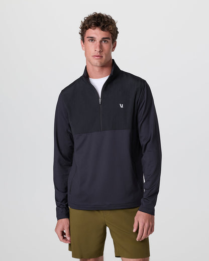 Sunday Element Half Zip Black - Vuori
