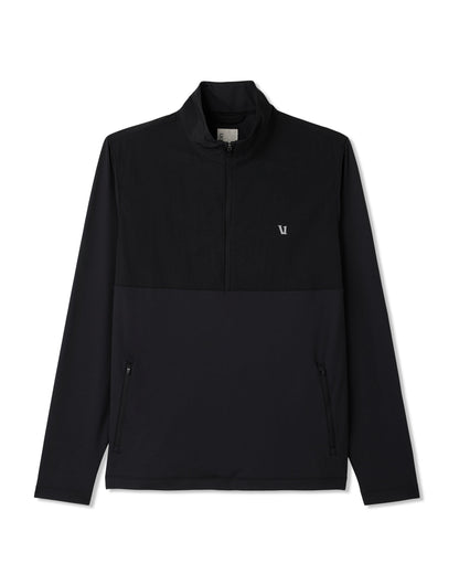 Sunday Element Half Zip Black - Vuori