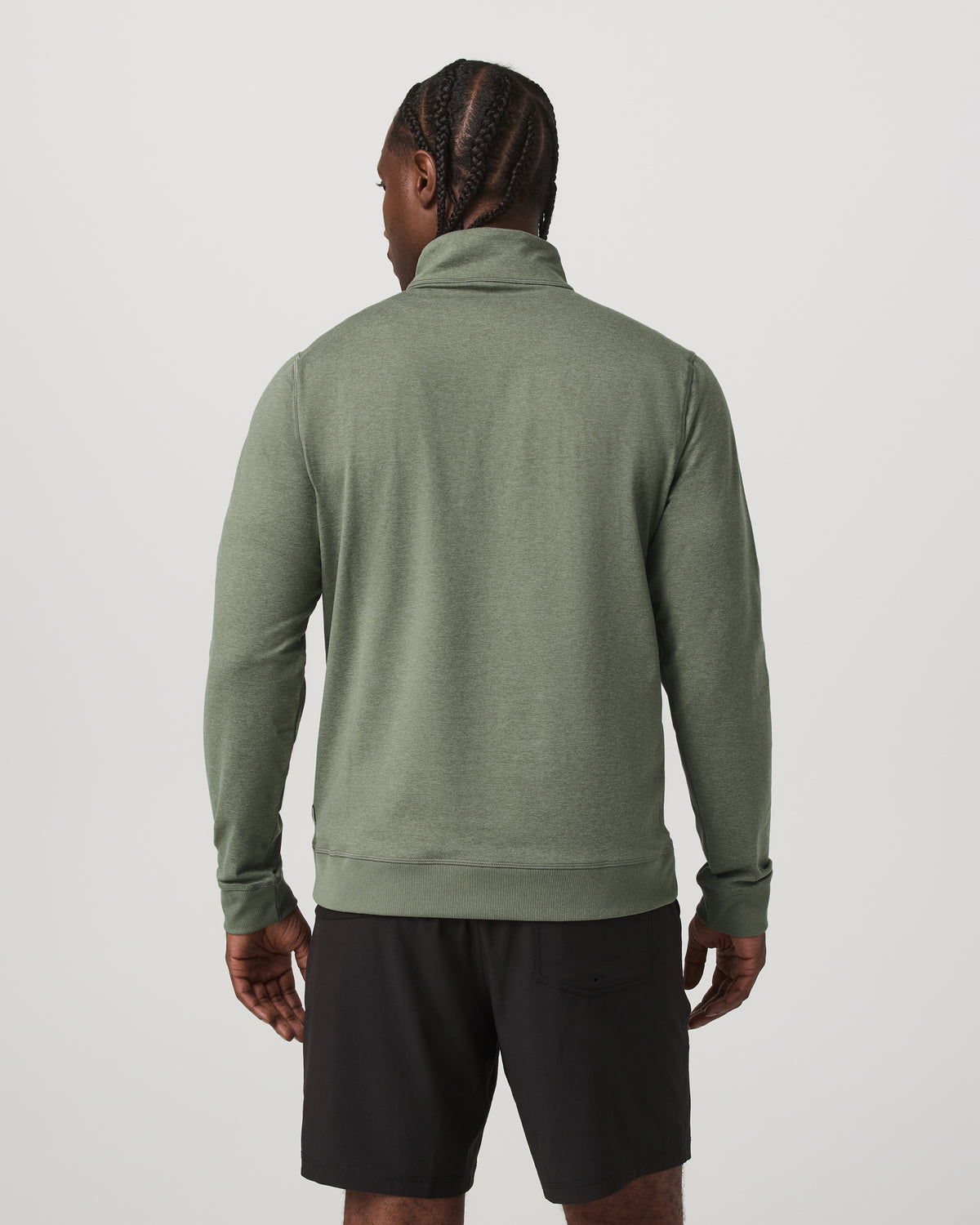 Coronado Half Zip Men's Light Oregano Heather Pullover - Vuori