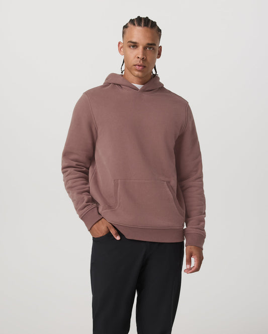 Seaside Pullover Hoodie Men's Sable Heavyweight Hoodie - Vuori