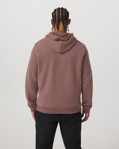 Seaside Pullover Hoodie Men's Sable Heavyweight Hoodie - Vuori