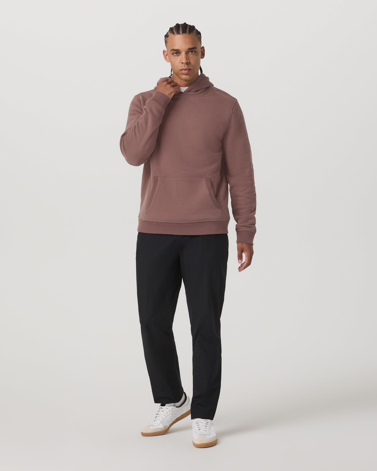 Seaside Pullover Hoodie Men's Sable Heavyweight Hoodie - Vuori