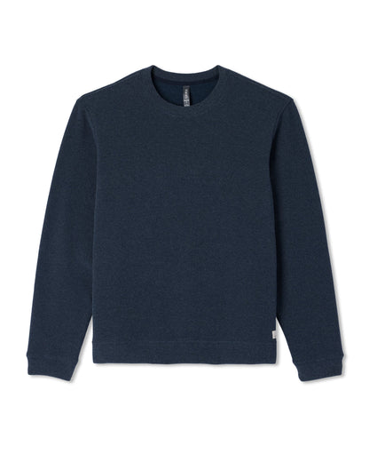 Beach Fleece Crew Men's Ink Heather Crewneck - Vuori