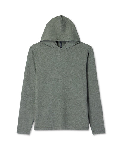 Long Sleeve Everyday Fitness Hoodie River Rock Heather - Vuori