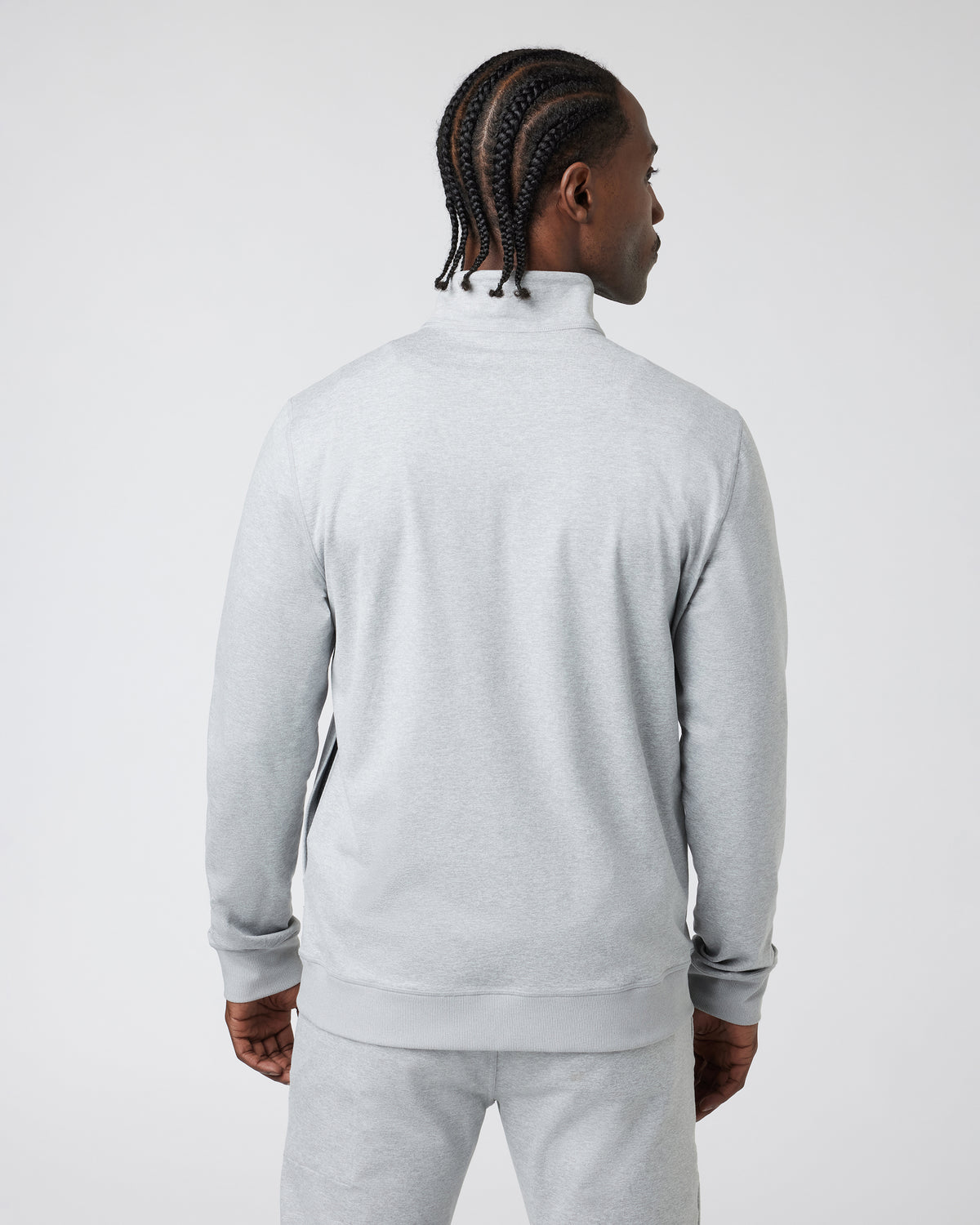 Coronado Half Zip Men's Light Grey Sweatshirt - Vuori