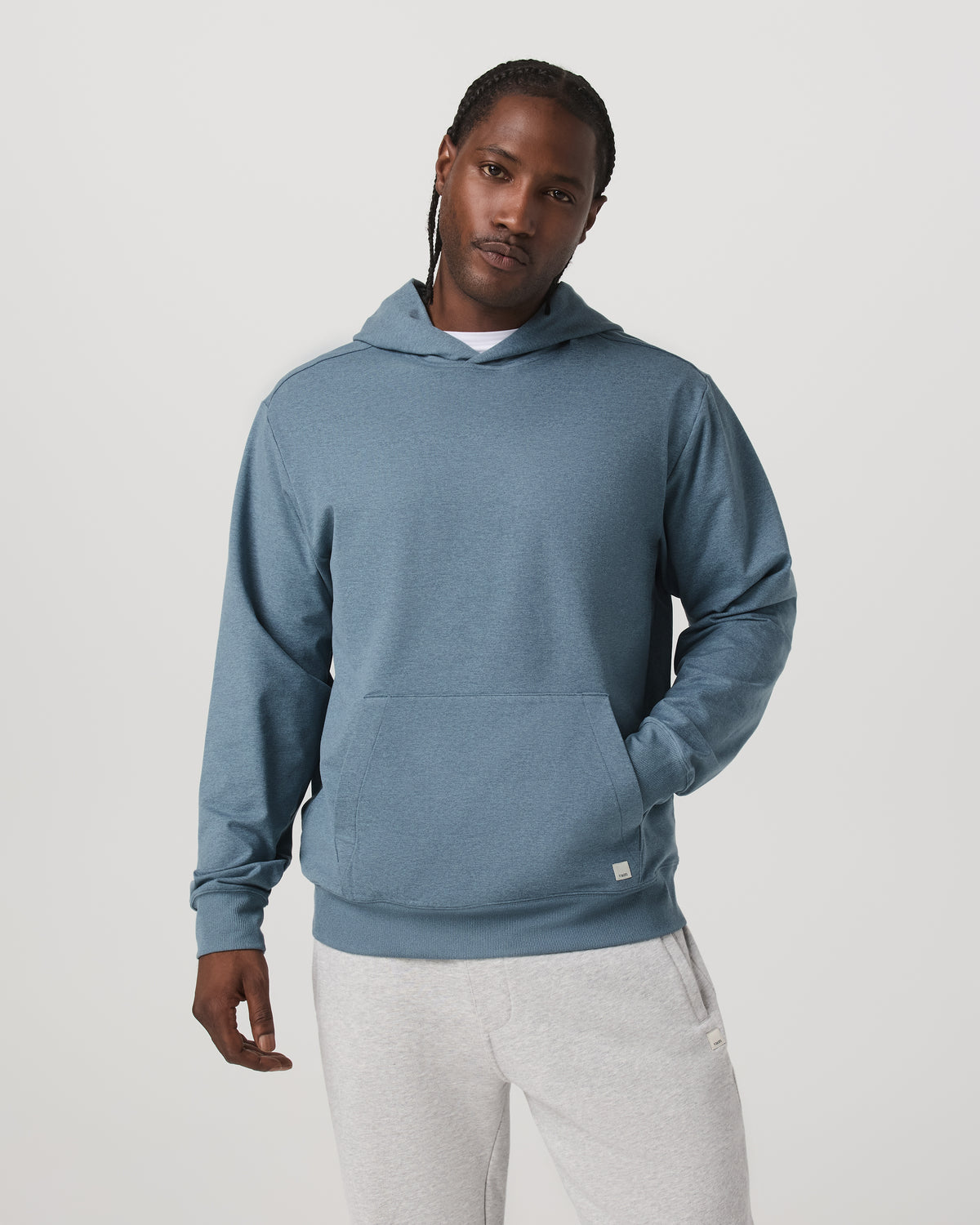 Coronado Pullover Hoodie 2.0 Men's Abyss Heather Hoodie - Vuori