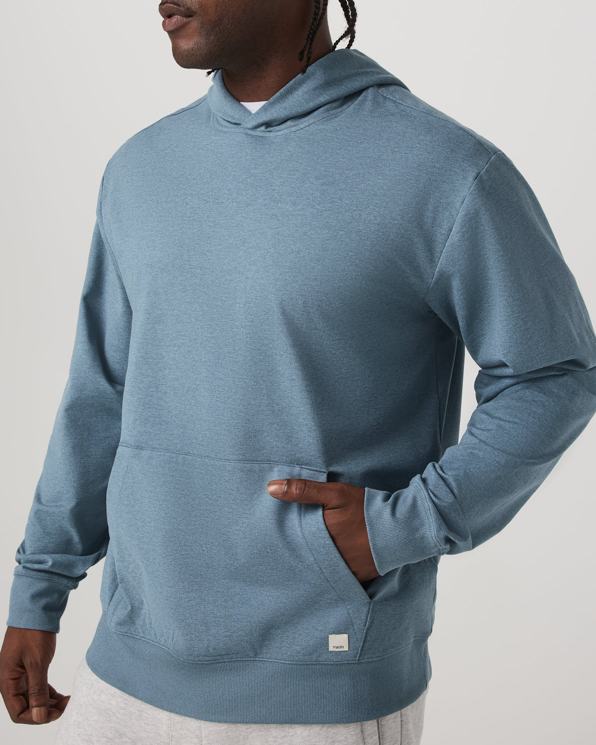 Coronado Pullover Hoodie 2.0 Men's Abyss Heather Hoodie - Vuori