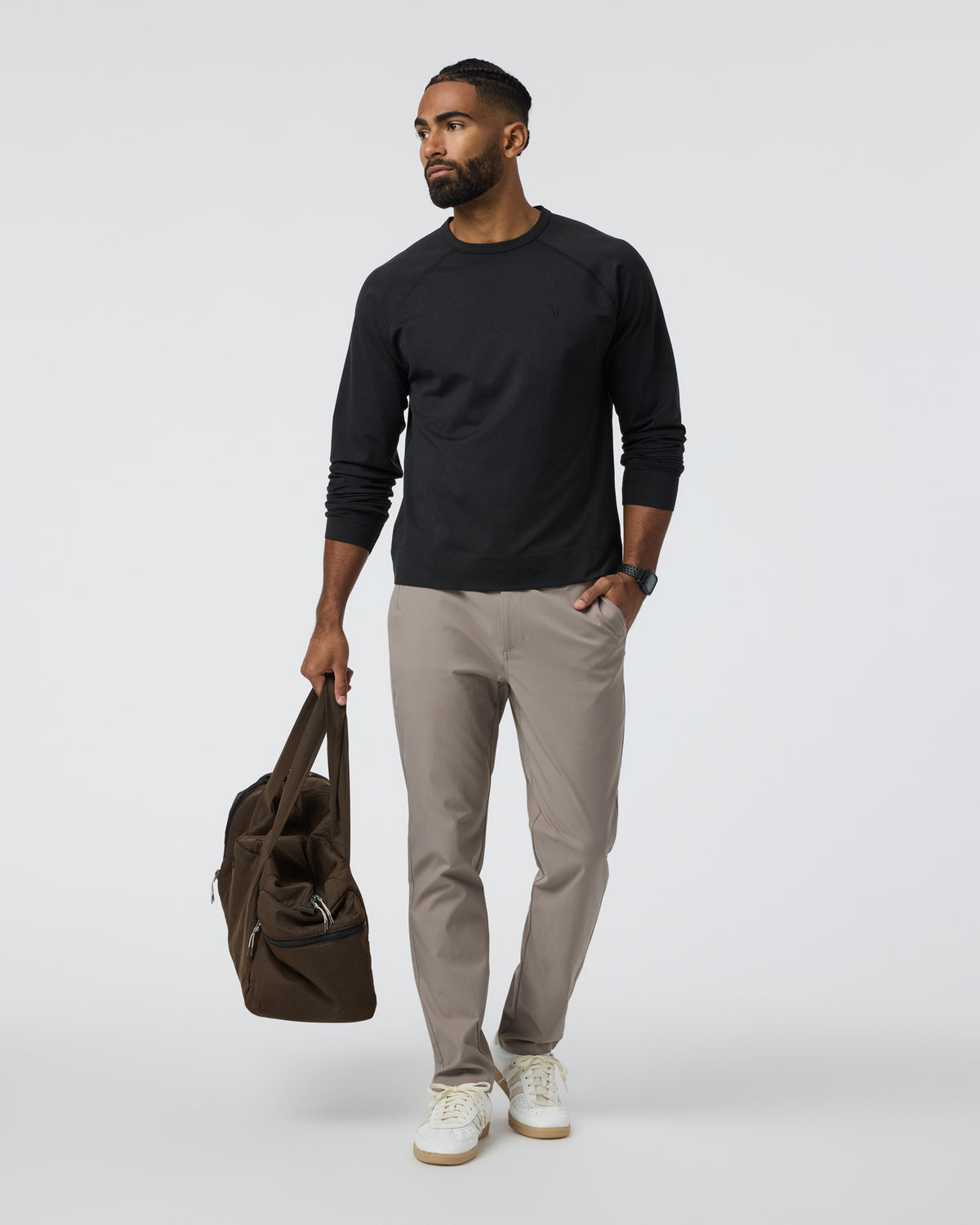 Coronado Crew Black Heather - Vuori