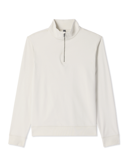 Coronado Half Zip Men's Ivory Heather Pullover - Vuori
