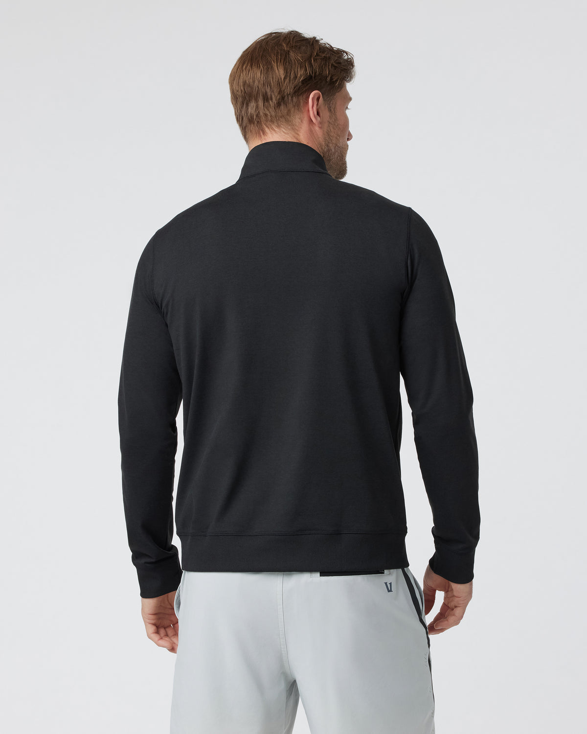 Coronado Half Zip Black Heather - Vuori